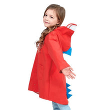 Load image into Gallery viewer, Cartoon Dinosaur Children Fashion Raincoat Size: M, Size: M