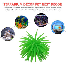Load image into Gallery viewer, Aquarium Articles Decoration TPR Simulation Sea Urchin Ball Coral, Size: L, Diameter: 13cm, Size: L