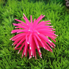 Aquarium Articles Decoration TPR Simulation Sea Urchin Ball Coral with Point, Size: M, Diameter: 10cm, 10cm