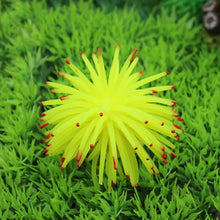 Load image into Gallery viewer, Aquarium Articles Decoration TPR Simulation Sea Urchin Ball Coral with Point, Size: M, Diameter: 10cm, 10cm