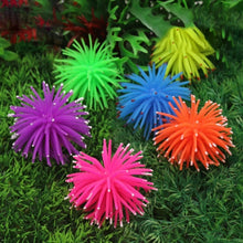 Load image into Gallery viewer, Aquarium Articles Decoration TPR Simulation Sea Urchin Ball Coral with Point, Size: M, Diameter: 10cm, 10cm