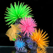 Load image into Gallery viewer, Aquarium Articles Decoration TPR Simulation Sea Urchin Ball Coral with Point, Size: S, Diameter: 7cm, 7cm