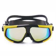 Load image into Gallery viewer, Colorful Large Frame Electroplating Anti-fog Silicone Swimming Goggles for Adults