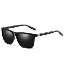 Load image into Gallery viewer, Men Retro Fashion Aluminum Magnesium Frame UV400 Polarized Sunglasses, Demi Brown + Brown, Black Tarnish+ G15 Green, Black Tarnish+ Blue, Black Tarnish+ Grey, Black Tarnish+ Pink, Black Silver+ Grey, Grey+ Silver