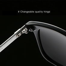 Load image into Gallery viewer, Men Retro Fashion Aluminum Magnesium Frame UV400 Polarized Sunglasses, Demi Brown + Brown, Black Tarnish+ G15 Green, Black Tarnish+ Blue, Black Tarnish+ Grey, Black Tarnish+ Pink, Black Silver+ Grey, Grey+ Silver