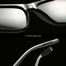 Load image into Gallery viewer, Men Retro Fashion Aluminum Magnesium Frame UV400 Polarized Sunglasses, Demi Brown + Brown, Black Tarnish+ G15 Green, Black Tarnish+ Blue, Black Tarnish+ Grey, Black Tarnish+ Pink, Black Silver+ Grey, Grey+ Silver