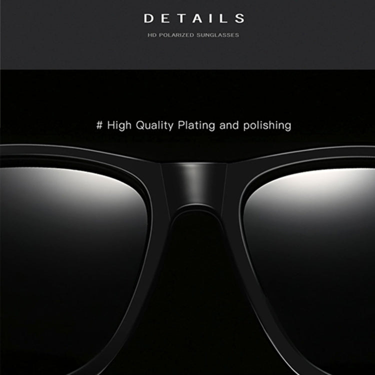 Men Retro Fashion Aluminum Magnesium Frame UV400 Polarized Sunglasses
