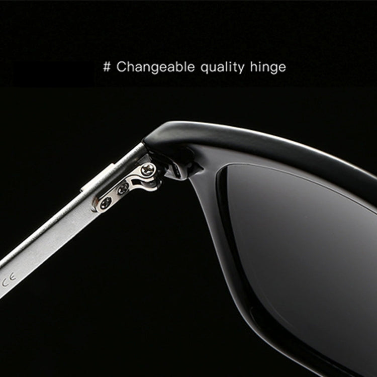Men Retro Fashion Aluminum Magnesium Frame UV400 Polarized Sunglasses