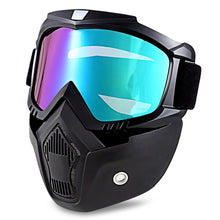 Load image into Gallery viewer, Motorcycle Off-road Helmet Mask Detachable Windproof Goggles Glasses