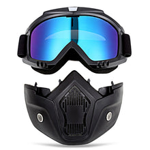 Load image into Gallery viewer, Motorcycle Off-road Helmet Mask Detachable Windproof Goggles Glasses