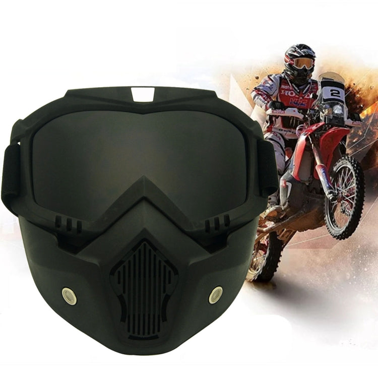 Motorcycle Off-road Helmet Mask Detachable Windproof Goggles Glasses