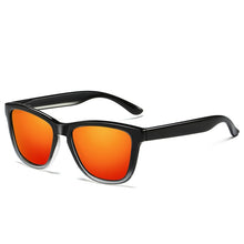 Load image into Gallery viewer, Unisex Retro Fashion Plastic Frame UV400 Polarized Sunglasses, Gradient Black + Silver, Gradient Black + Red, Demi Brown +Brown, Gradient Black + Blue, Gradient Black +Green, Matte Black + G15 Green