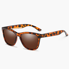 Load image into Gallery viewer, Unisex Retro Fashion Plastic Frame UV400 Polarized Sunglasses, Gradient Black + Silver, Gradient Black + Red, Demi Brown +Brown, Gradient Black + Blue, Gradient Black +Green, Matte Black + G15 Green