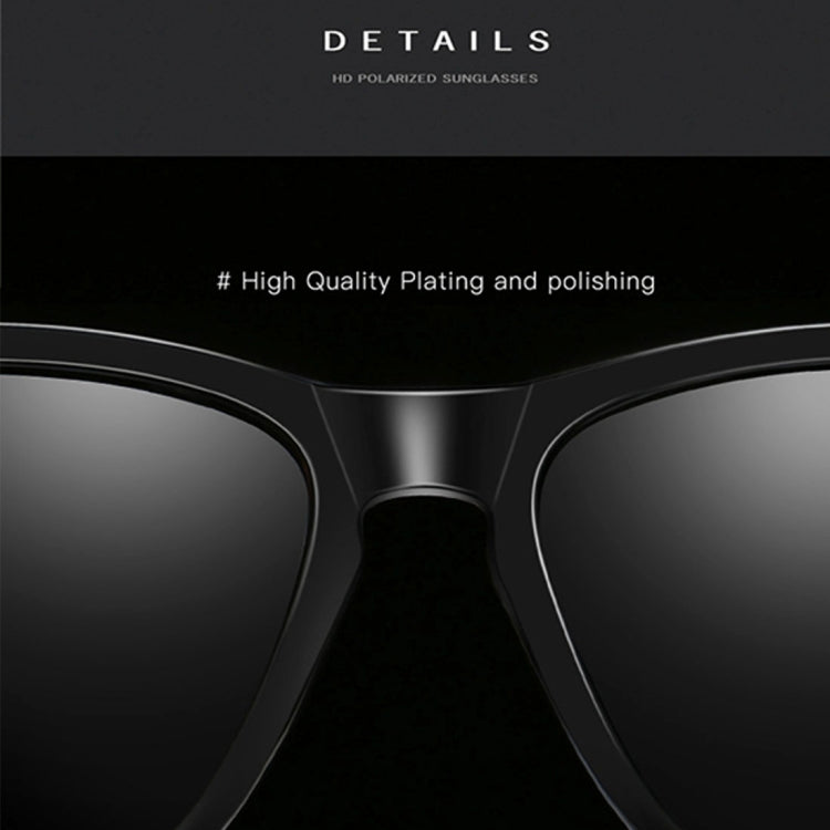 Unisex Retro Fashion Plastic Frame UV400 Polarized Sunglasses