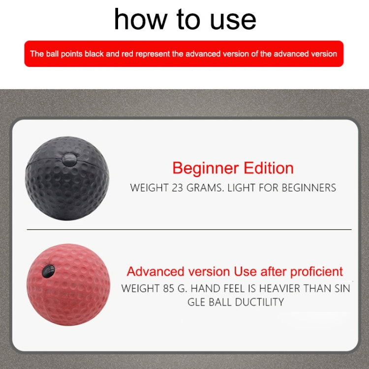 BONSEM Head-mounted PU Leather Fight Club Training Adults Boxing Elastic Ball