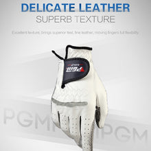 Load image into Gallery viewer, PGM Right Hand Sheepskin Anti-slip Particle Golf Men Gloves, Size: 26#