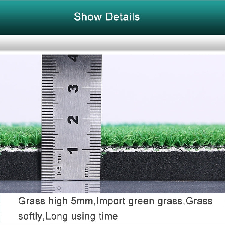 Indoor Golf Practice Mat EVA Materials Golf Exercise Mat with TEE Regular Edition, Size: 50*80cm