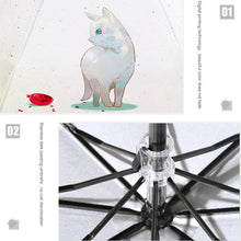 Load image into Gallery viewer, Creative Fresh Style Three Fold Silver Tape Anti Ultraviolet Sunshade Umbrella, OG3876A, OG3876B, OG3876C
