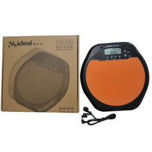 Load image into Gallery viewer, Electronic Dumb Combat Board Trainer Drum Exercise Metronome DS100(Black+Orange), Electronic Drum DS100