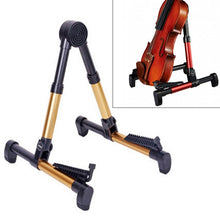 Load image into Gallery viewer, Simple Folding Vertical Guitar Violin Ukulele Bracket Musical Instrument Stand, OG3909AA, OG3909B, OG3909J, OG3909L, OG3909P, OG3909R, OG3909S