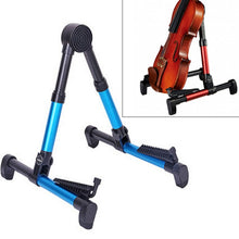 Load image into Gallery viewer, Simple Folding Vertical Guitar Violin Ukulele Bracket Musical Instrument Stand, OG3909AA, OG3909B, OG3909J, OG3909L, OG3909P, OG3909R, OG3909S