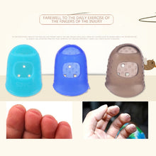 Load image into Gallery viewer, 10 PCS Guitar Ukulele Stringed Instrument Finger Protector Anti-pain Finger Cap in Random Color Delivery(Size: S), Size: S