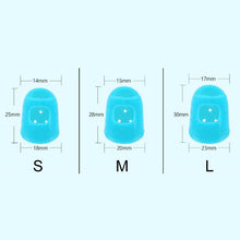 Load image into Gallery viewer, 10 PCS Guitar Ukulele Stringed Instrument Finger Protector Anti-pain Finger Cap in Random Color Delivery(Size: S), Size: S