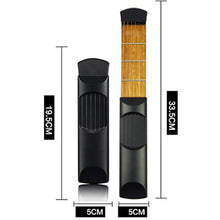 Load image into Gallery viewer, Mini Pocket Guitar Portable Guitar Trainer Finger Chord Conversion Trainer KD10, 4 characters, 6 characters