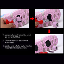 Load image into Gallery viewer, 786 LED Light Ultra Light Rechargeable Double Wheel Roller Skating Shoes Sport Shoes, Size : 28