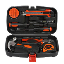 Load image into Gallery viewer, 9 in 1 Tool Set General Household Hand Tool Kit with Toolbox Storage Case, 9 in 1