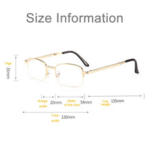 Load image into Gallery viewer, Folding Anti Blue-ray Presbyopic Reading Glasses with Case &amp; Cleaning Cloth, +1.00D