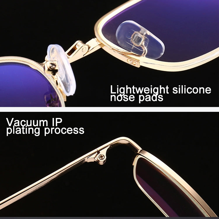 Folding Anti Blue-ray Presbyopic Reading Glasses with Case & Cleaning Cloth, +1.50D