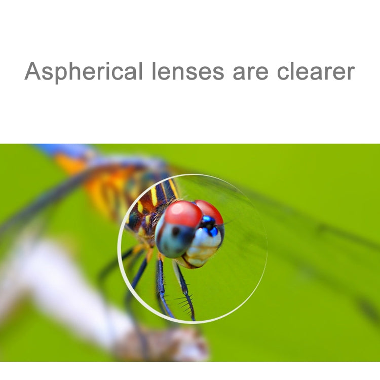 Folding Anti Blue-ray Presbyopic Reading Glasses with Case & Cleaning Cloth, +2.50D