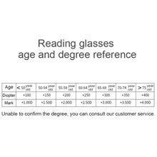 Load image into Gallery viewer, Folding Anti Blue-ray Presbyopic Reading Glasses with Case &amp; Cleaning Cloth, +3.00D