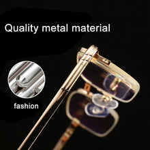 Load image into Gallery viewer, Folding Anti Blue-ray Presbyopic Reading Glasses with Case &amp; Cleaning Cloth, +3.50D