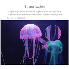 Load image into Gallery viewer, Aquarium Articles Decoration Silicone Simulation Fluorescent Sucker Jellyfish, Size: 5*17cm, 5cm
