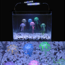 Load image into Gallery viewer, Aquarium Articles Decoration Silicone Simulation Fluorescent Sucker Jellyfish, Size: 5*17cm, 5cm