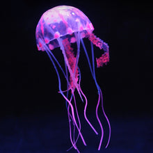 Load image into Gallery viewer, Aquarium Articles Decoration Silicone Simulation Fluorescent Sucker Jellyfish, Size: 5*17cm, 5cm
