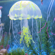 Load image into Gallery viewer, Aquarium Articles Decoration Silicone Simulation Fluorescent Sucker Jellyfish, Size: 5*17cm, 5cm