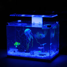 Load image into Gallery viewer, Aquarium Articles Decoration Silicone Simulation Fluorescent Sucker Jellyfish, Size: 8*20cm, 8cm
