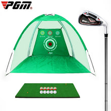 Load image into Gallery viewer, PGM Golf Training Aids Indoor Sports Hitting Practice Net 3m, with Hitting Mat &amp; Seven-iron