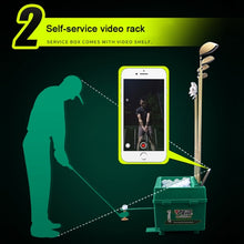 Load image into Gallery viewer, PGM Golf Ball Dispenser Automatic Tee Up Machine with Club Rack, Size: 62x32x32cm