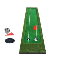 Load image into Gallery viewer, PGM Golf Double Colors Putting Mat Push Rod Trainer, Size: 50x300cm, Size: 50x300cm