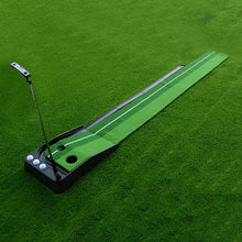 Load image into Gallery viewer, PGM Golf Mini Putting Mat Push Rod Trainer 3m, without Auto Ball Return Fairway