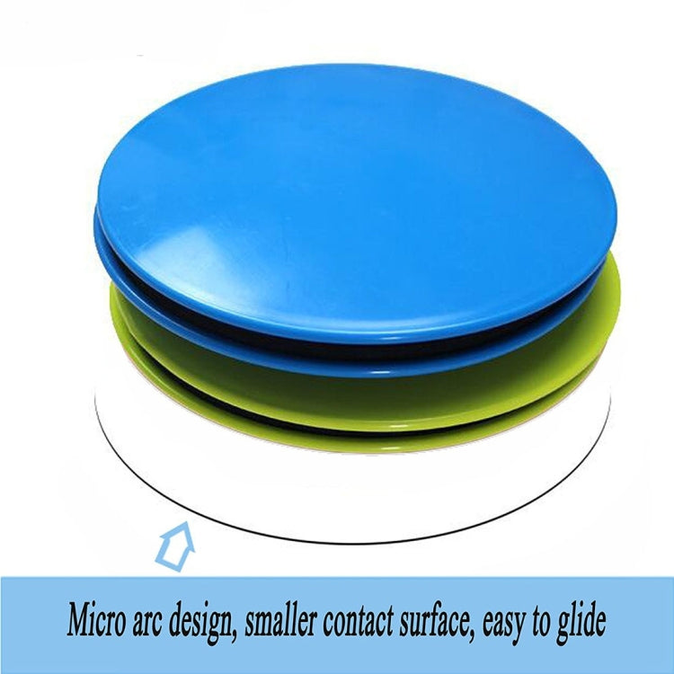 1 Pair 17.8cm Fitness Exercise Core Training Abdominal Workout Gliding Discs Sliding Disc