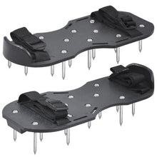 Load image into Gallery viewer, Garden Lawn Garden Tools Grass Ripper Spiked Shoes with 4 Plastic Buckles, With 4 Plastic Buckles (Black), With 4 Plastic Buckles (Green)