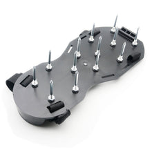 Load image into Gallery viewer, Garden Lawn Garden Tools Grass Ripper Spiked Shoes with 4 Plastic Buckles, With 4 Plastic Buckles (Black), With 4 Plastic Buckles (Green)