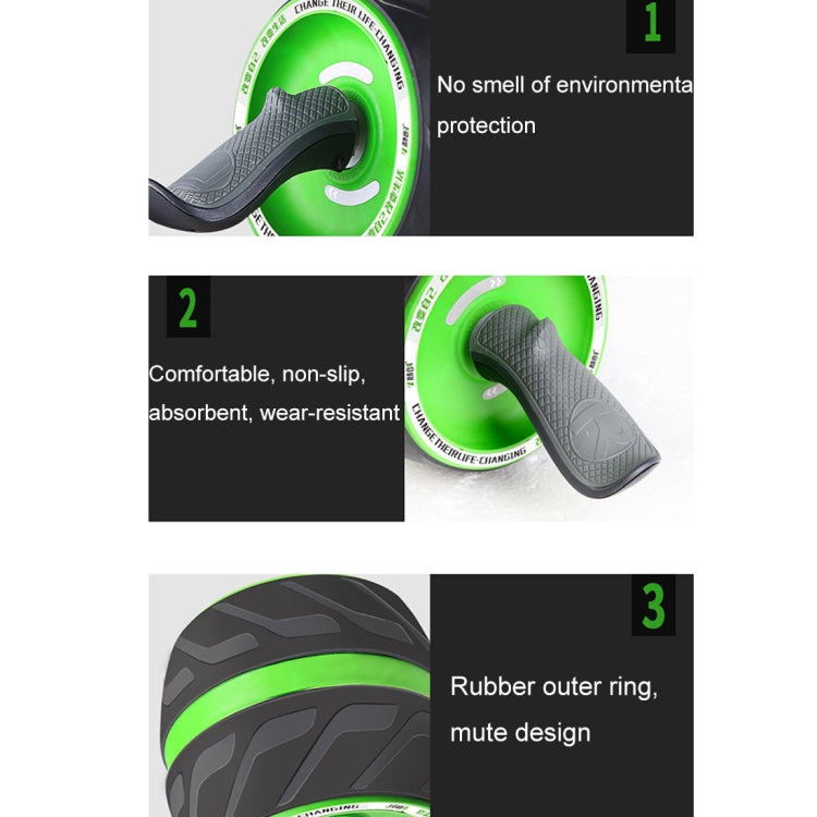 Automatic Rebound Abdominal Roller Round Home Office Mute Fitness Equipment for Man / Woman