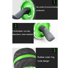 Load image into Gallery viewer, Automatic Rebound Abdominal Roller Round Home Office Mute Fitness Equipment for Man / Woman