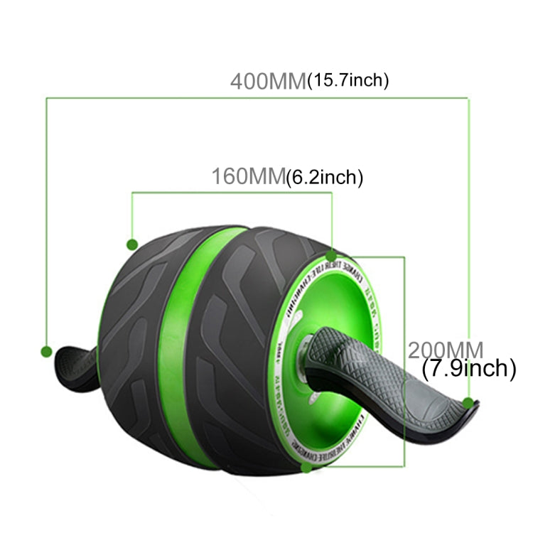 Automatic Rebound Abdominal Roller Round Home Office Mute Fitness Equipment for Man / Woman